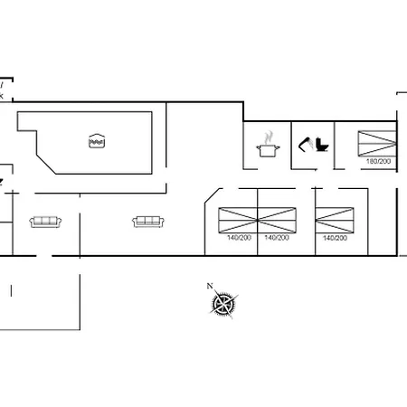 Jenvold - 600m From The Sea By Interhome